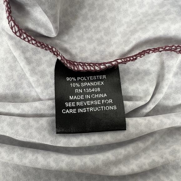 Rafter C Pearl Snap Texas All Over Print Golf Polo Shirt Mens XL Oversized - Picture 7 of 9